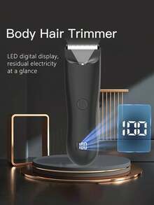 男女通用电动体毛修剪器，电动剃须刀，电动私处毛发修剪器，陶瓷刀片男士卫生剃须修剪器，全身护理 - 彩色 - 查看 10