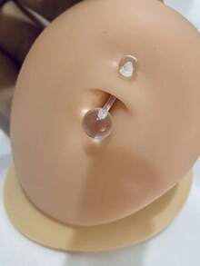 3Pcs Belly Button Piercing Kit Gun, Professional Body Piercing Kit, Belly Button Piercing Gun Navel Piercing Kit For Women, Disposable Belly Piercing Gun At Home With Belly Button Rings