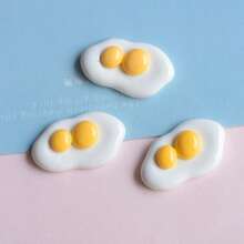11pcs Versatile Resin Egg Toast Fridge Magnets, Home Decor Stickers For Bedroom, Living Room, Office, Whiteboard, Memo Board, Kitchen, Dishwasher, Cabinet, Birthday Party Decoration