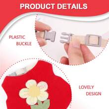1 pieza Arnés para conejo con diseño de flor y conejo adorable, Elegante y delicado conjunto de arnés para conejos, Arnés de pecho y correa para uso en exteriores, Adecuado para conejos, gatos pequeños, cobayas, etc.