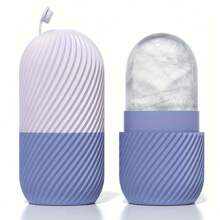 1pc Ice Face Roller, Ice Face Roller For Relieving Face And Eye Puffiness, Facial Massager For Enhanced Skin Care And Glow, Ice Face Roller Mold Cube, Reusable And Leak-Proof
