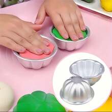 1 قطعة/5 قطع/10 قطع قالب كأس البودنج، قالب كيك مصنوع من الألمنيوم مموج صغير، مجموعة 1 قطعة، قابل للإزالة من الأسفل، مناسب لخبز كعكة الموس والكيك والكيك الجبني وكيك الزبدة، مناسب للخبز DIY، عيد الميلاد، عيد الفصح، عيد الحب