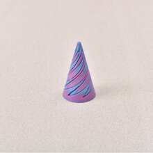 1 3D Printed Spiral Cone Christmas Tree Decoration Made Of Plastic Material, Suitable For Desktop Decoration In Vacation Homes And Offices, Suitable For Thanksgiving, Birthdays, Valentine's Day, Christmas, Bridal Parties, Bars And Adult Parties, Weddings, Spring, Halloween, Christmas
