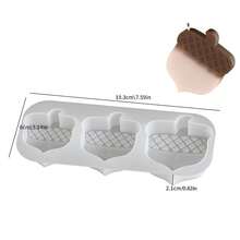 1pc Cartoon Mushroom Silicone Mold Pine Cone DIY Scented Candle Handmade Soap Plaster Home Tabletop Creative Decor - Clear - View 12