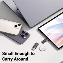 2 adattatori Lightning-USB-C compatibili con Apple 15/16 Pro/16 Pro Max/Plus, Sam Sung S24, adattatore seriale, cavo di collegamento per caricabatterie di tipo C, compatibile con caricabatterie Apple 16/15, accessori Apple 16/15