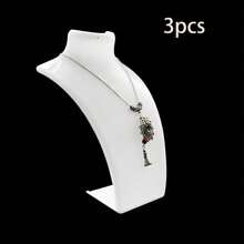 1 pièce/2 pièces/3 pièces Support d'affichage de bijoux en acrylique, boucles d'oreilles, bracelets, colliers, pendentifs et porte-bijoux, plusieurs couleurs disponibles