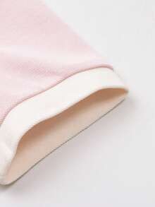 zosee 小女孩马球领短袖公主裙，粉色学院风，2025年新款 - 粉色 - 查看 6