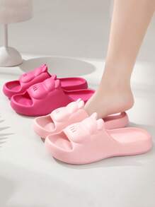 1 paar antislip superzachte stille slippers, zachte EVA-pantoffels, antislip, waterdicht, slijtvast, ademend, dames casual douchebadslippers, plastic pantoffels, dikke zool antislip huispantoffels, modieuze buitensandalen voor koppels