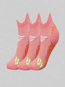 5/3/1 Par de calcetines deportivos de uso diario y casual con lunares, unisex, de tela de punto transpirable y antideslizante, aptos para correr, saltar la cuerda, ciclismo, todo el año