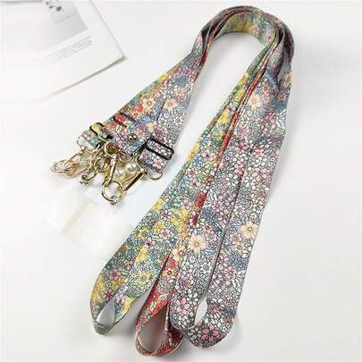 Mobile Phone Hanging Rope Crossbody Lanyard Anti Loss Petals Hanging Chain Universal Phone Case Flower Phone Lanyard