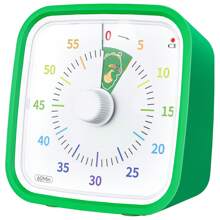 60 Minute Visual Timer With Night Light, Rainbow Disc With Protective Cover Drop Resistant Countdown Timer For Study, Office, Yoga Fitness, Etc. Silent Timer