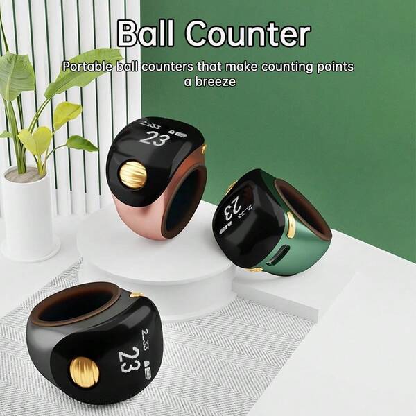 Digital Counter With OLED Dispaly Screen Finger Counters Type-C 120mah Charging Battery Smart Ring Touch Tally Counter