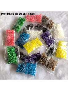 1 set de perlas desodorizantes premium para la caja de arena de gato, compañero de la caja de arena de gato, 18 bolsitas envueltas individualmente con 9 fragancias para un control efectivo del olor, ideal para el hogar, tiendas de mascotas, clínicas veterinarias y viajes - Multicolor - Ver 2