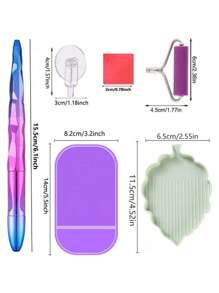 1 Set Gradient Resin Diamond Painting Pen And Accessories Kit, Main Tool For Diy Diamond Painting Art