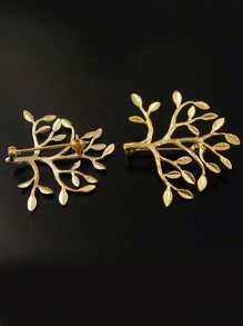 قطعة واحدة دبوس إبره من شكل شجرة الحياة بتصميم بسيط، مناسب للملابس الرجالية والنسائية في اليومية والكاجوال والكارديجان وكليب خصر السراويل قابل للتعديل، هدية اكسسوار