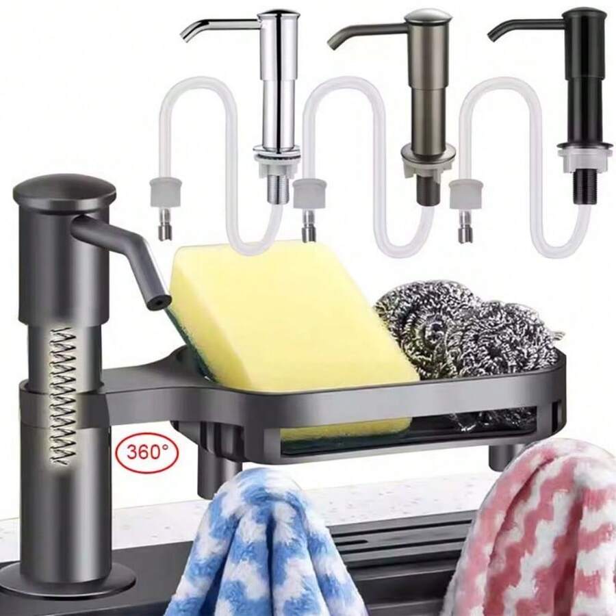 1PC Soap Dispenser For Kitchen Sink Built In Sink Soap Dispenser Countertop Soap Dispenser Pump Kitchen Supplies - Multicolor - View 1