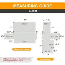 Sectional Couch Covers L Shape Couch Cover For Dogs Reversible Sofa Slipcover Pet Cat Scratch Furniture Protector Cover - Brown - View 4