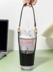 PU Leather Sleeve, Cup Tote Holder, Portable Milk Tea Cup Insulation Sleeve