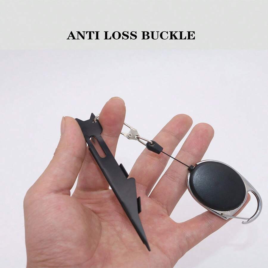 Outil à Nœuds De Pêche - Petit Gadget En Plastique (8.5x2.5cm) Pour Faire Des Nœuds D'hameçon Facilement