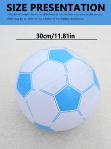 1 Stück/6 Stück Strandball - Aufblasbarer Fußball Strandball, für Partydekorationen, Sommerstrand-Wasserspiele, Strandball-Party, ein Ball ist ein Muss für Elternreisen, Partyartikel, Strandaccessoires, Poolspiele, Schwimmspiele, aufblasbare Spiele (30cm)