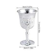 1pc Rose Floral Stem Glass, Suitable For Wine, Juice, Beverage, Water, Champagne At High-End Restaurants, Bars And Home, Multi-Color Options, Decorative Tabletop Glassware