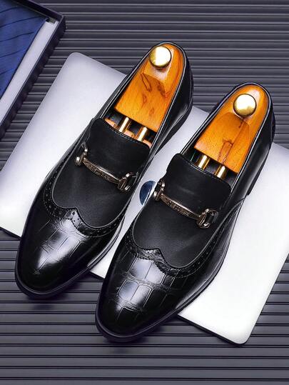 Zapatos casuales de negocios para hombres, zapatos de rendimiento, zapatos de escenario, mocasines casuales, mocasines slip-on, zapatos planos, zapatos de fiesta, zapatos de boda con estampado de cocodrilo, primavera/otoño