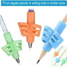 JuneLsy Pencil Grips For Handwriting Pencil Gripper Pencil Holder Posture Correction Special Needs - Multicolor - View 7