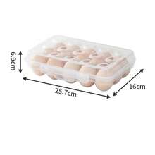 Can Hold 24 /15 /6 Eggs With Lid Egg Holder, Suitable For Refrigerator, Plastic Storage Container/Demon Egg Tray With Lid