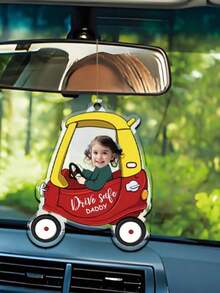 Customized Fashion, Personalized, Cuteness, Exaggeration, Customized Photos, Text, Car Backpack, Key Pendant, Personalized - Multicolor - View 7