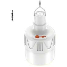 Bombilla LED recargable por USB para exteriores, 3 modos, alto brillo, luz de emergencia, Camping, pesca, linterna portátil, luz nocturna - aleatorio - Ver 1