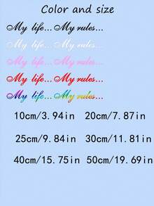 2pcs Customized Newlywed Wedding Car Stickers, Personalized Romantic Self-Adhesive Decals, Elegant Multi-Color Wedding Decoration, Single-Use, Suitable For Wedding Theme Decoration/Romantic Love Lettering, Waterproof And Weather-Resistant, Multi-Purpose For Car, Boat, Cup, Window, Door, Home Decor, Easy To Apply And Remove Without Surface Damage, Available In White, Black, Pink, Red, Gold, Yellow, Green, Mixed Color - Multicolor - View 6