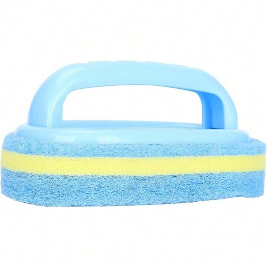 1PCS Magic Sponge For Effortless Cleaning - Versatile For Kitchen, Bathroom & More - No Electricity Needed, Sponges For Cleaning Kitchen Cleaning Sponge, Halloween Gift, Christmas Gift, Blue - Blue Yellow - View 1