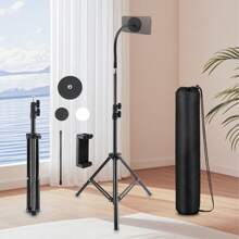 Einstellbarer magnetischer Handyständer, mit 35cm Gooseneck-Rohr, Aufbewahrungstasche, einfach zu tragen, einfach verschiedene Aufnahmebedürfnisse zu erfüllen, geeignet für Kamera, Android, Live-Übertragung, tägliche Aufnahme, kompatibel mit iPhone, Android-Handy, Geschenk zum Geburtstag, für Familie, Freunde Handyhalterung, Handyzubehör