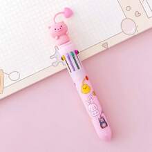 1pc Creative Cute Pendant Colorful Ballpoint Pen Graffiti Pen Student Gift Prize Stationery