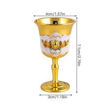 1pc Rose Floral Stem Glass, Suitable For Wine, Juice, Beverage, Water, Champagne At High-End Restaurants, Bars And Home, Multi-Color Options, Decorative Tabletop Glassware