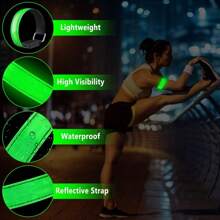 Fluorescent Bracelet 3-Speed Temperature Mode Adjustable Suitable For Night Cycling Walking Running Fitness Sports Accessories