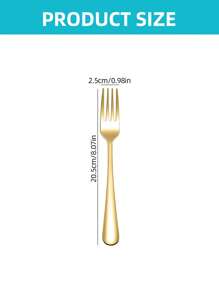 Stainless Steel Reusable Tableware Set, 4/10pcs Golden/Silver Cutlery Set-Includes Dining Forks For Salad/Appetizers/Dessert/Cake/Fruit, Table Forks, Flatware Set For Home, Kitchen, Bar, Restaurant, Hotels, Wedding, Birthdays, New Year, Halloween, Christmas, Easter, Valentine's Day, Thanksgiving Celebrations, And Other Festive Parties, Christmas Gift, Gift Givings-Halloween Or Christmas Party , Dishwasher Safe, Kitchen Supplies