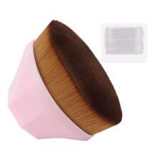 1/2 pezzi di Pennello Magic Foundation Powder nr. 55 con scatola, pennello a petalo, set di pennelli per il trucco, set di pennelli trucco portatile, strumenti di bellezza per il trucco