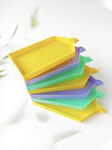 Multicolor Diamond Painting Tray, Large Pointed Diamond Tray, Fresh Color Matching