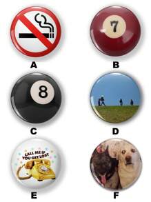 1pc Men's Funny Badge Brooch, Creative Button Badge, Amusing Gift For Friends, Family, Classmates, Bag Decoration