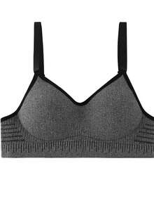 Fixed Thread Bra For Youth, Smaller, Comfortable And Breathable, Shockproof Sports, Large Breast - Multicolor - View 1