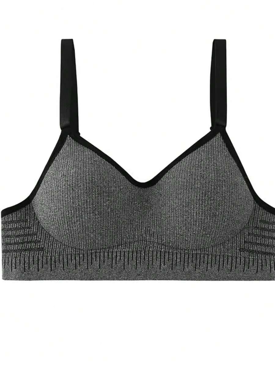 Fixed Thread Bra For Youth, Smaller, Comfortable And Breathable, Shockproof Sports, Large Breast - Multicolor - View 1