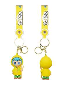 Pilgrim Pendant Keychain - The Vatican's 2025 Jubilee Year Mascot, Creative Cartoon Style (Random Keychain Style)
