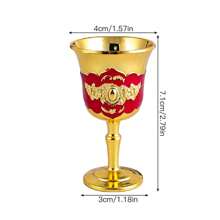 1pc Rose Floral Stem Glass, Suitable For Wine, Juice, Beverage, Water, Champagne At High-End Restaurants, Bars And Home, Multi-Color Options, Decorative Tabletop Glassware