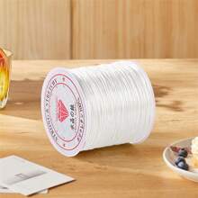 40M/Roll Elastic String 0.8mm For DIY Bracelets Necklace Beading Jewelry Making Crystal Thread Party Balloon Cord Decorations