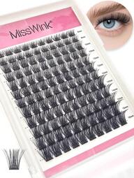 Miss Wink 120 Clusters Dense Curly Segmented Self-Lash False Eyelashes Individual DIY Imitation Mink Single Cluster Fluffy Natural Soft D 0.07mm 8-16mm Mixed Hand-Made Eyelash Extension For Cartoon Lashes Daily Makeup Lash Clusters, Eyelash Clusters, Individual Eyelashes, Lashes, Fake Lashes