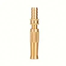 1 Piece Of Universal Garden Water Pipe With Nozzle, Regulating Valve, Multifunctional Watering System, Durable Metal Outdoor Water Pipe, No Battery Required
