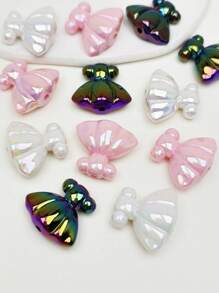 10pcs Cute Multicolor Princess Beads, DIY Jewelry Making & Decoration Beads For Necklace, Bracelet, Phone Chain, Bag Charm