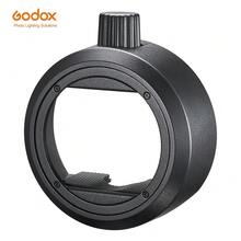 Adaptador de flash Godox S-R2 Speedlight Adapter AK-R1 para flashes Godox TT685, V860II, V350, TT600, Yongnuo, Canon y Nikon - Negro - Ver 2