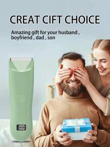 男女通用电动体毛修剪器，电动剃须刀，电动私处毛发修剪器，陶瓷刀片男士卫生剃须修剪器，全身护理 - 彩色 - 查看 8